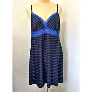 Y2K Womens Babydoll Sundress Medium Lace Detail 1990s Coastal Beach